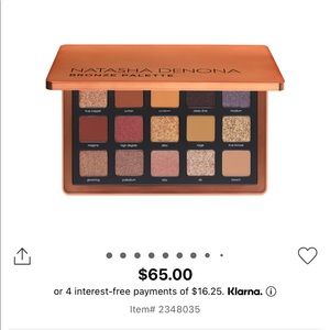 Natasha Denona Bronze Palette USED
